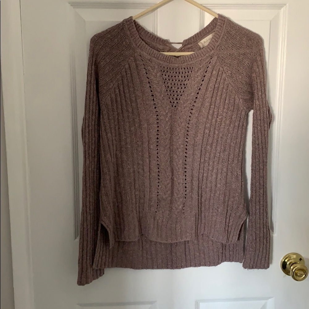 Purple sweater